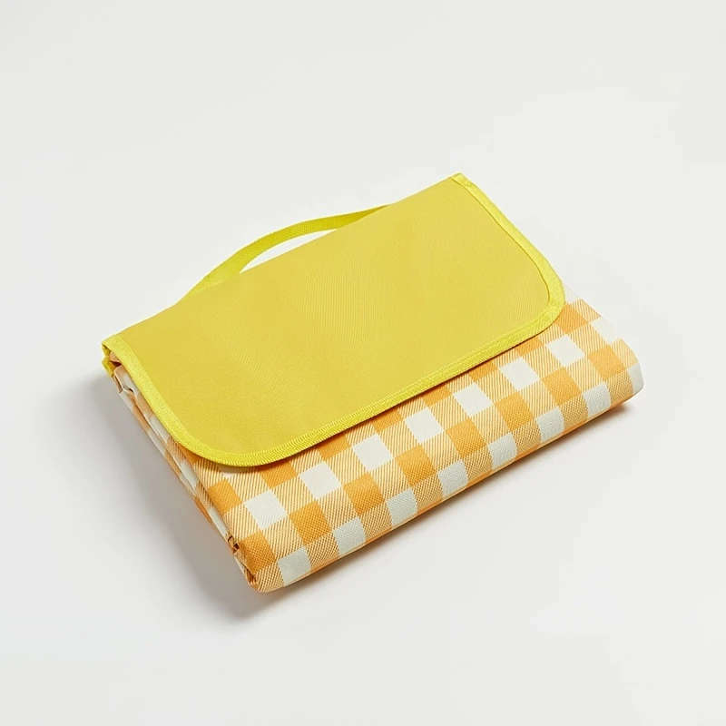 1pc Portable Waterproof Picnic Blanket Thick Moisture-Resistant Outdoor Camping Mat Foldable Picnic