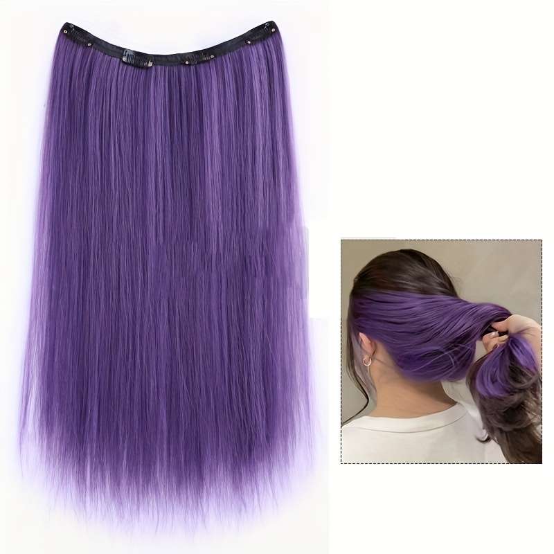 1Pc Arctic Purple 55.88cm Fashion Design Wig