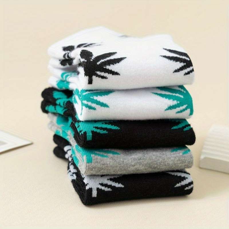 10 Pairs Of Mixed Colors One Size High Elastic Socks