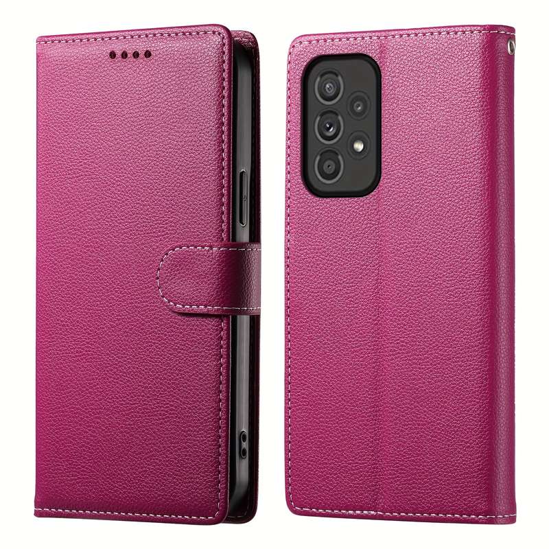 1pc Rose Red For Samsung Galaxy A33 5G Phone Cases