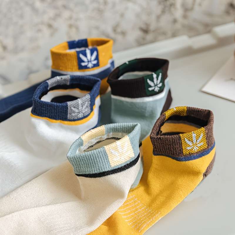 5 Pairs One Size High Elastic Socks