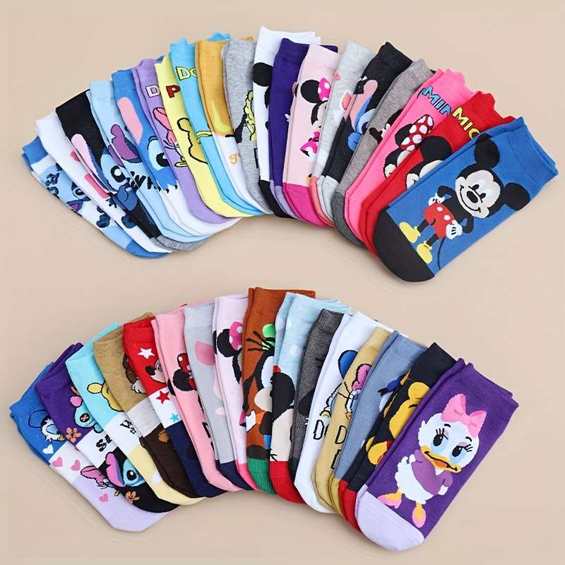 1Pairs Sock Mixed Color  One Size