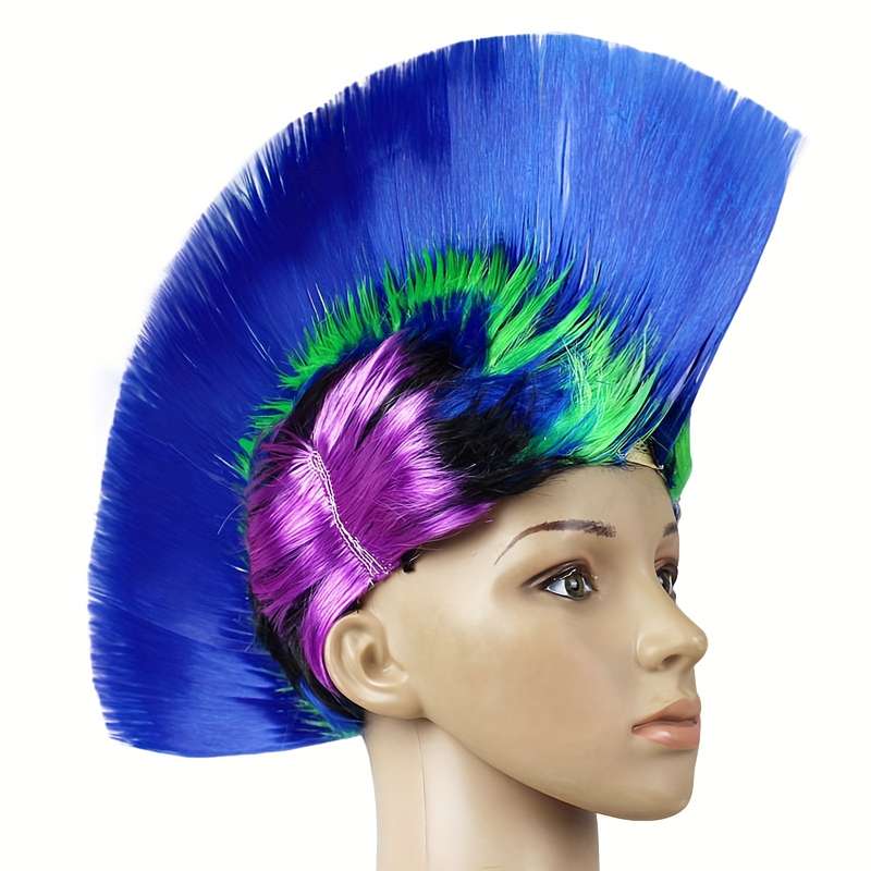 1Pc Purple 30.48cm Fashion Design Wig