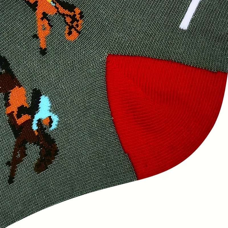 1 Pair Of Gray One Size Socks