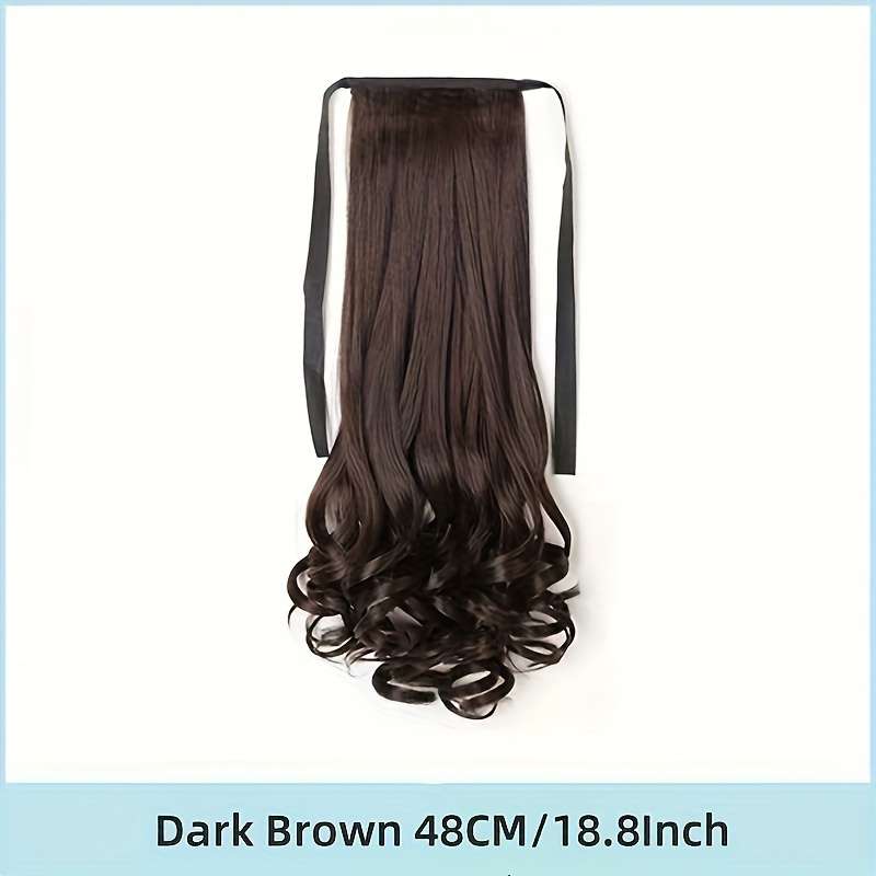 1Pc Natural Color 4A 45.72cm Fashion Design Wig