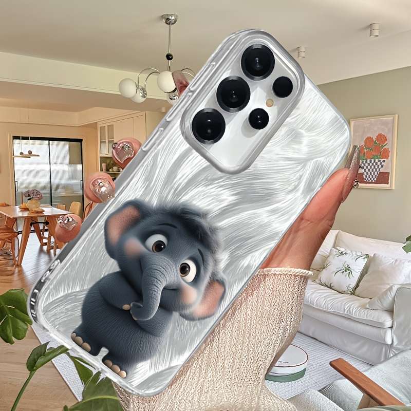 1pc Silvery For Samsung Galaxy A21s Phone Cases