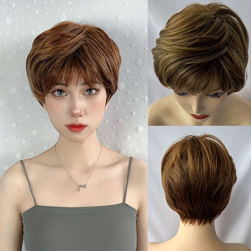 1Pc Photo Color 15.24cm Fashion Design Wig
