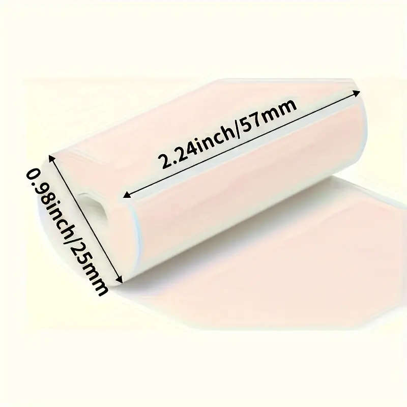 10 Rolls Mini Thermal Paper for Pocket Printers 57mm Wide White Thermal Receipt Paper for Photo Labe