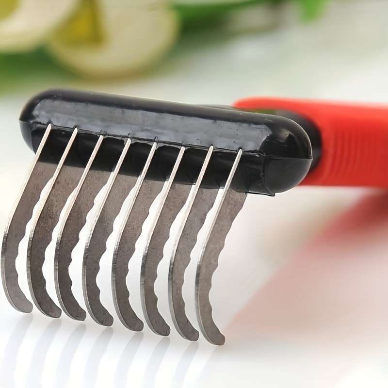 1pc BlackAndRed Pet Comb