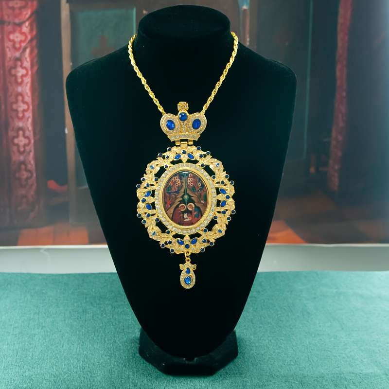 1 Piece Red Jesus Theme Pendant