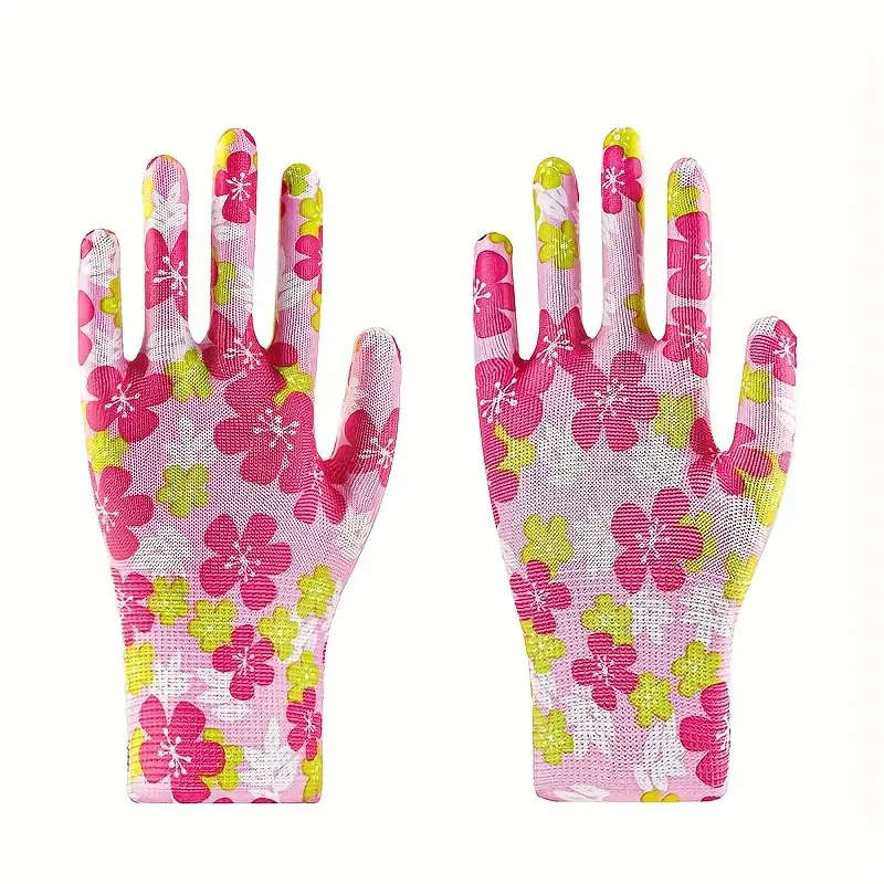 6pcs Nylon Garden Gloves