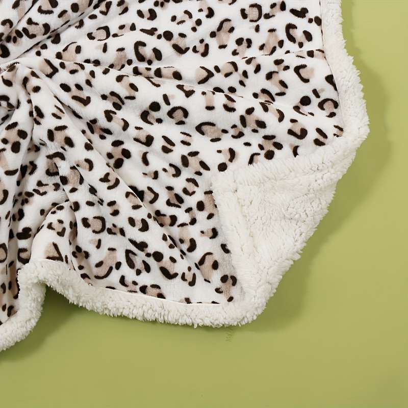 1ps Blanket Color Leopard Print