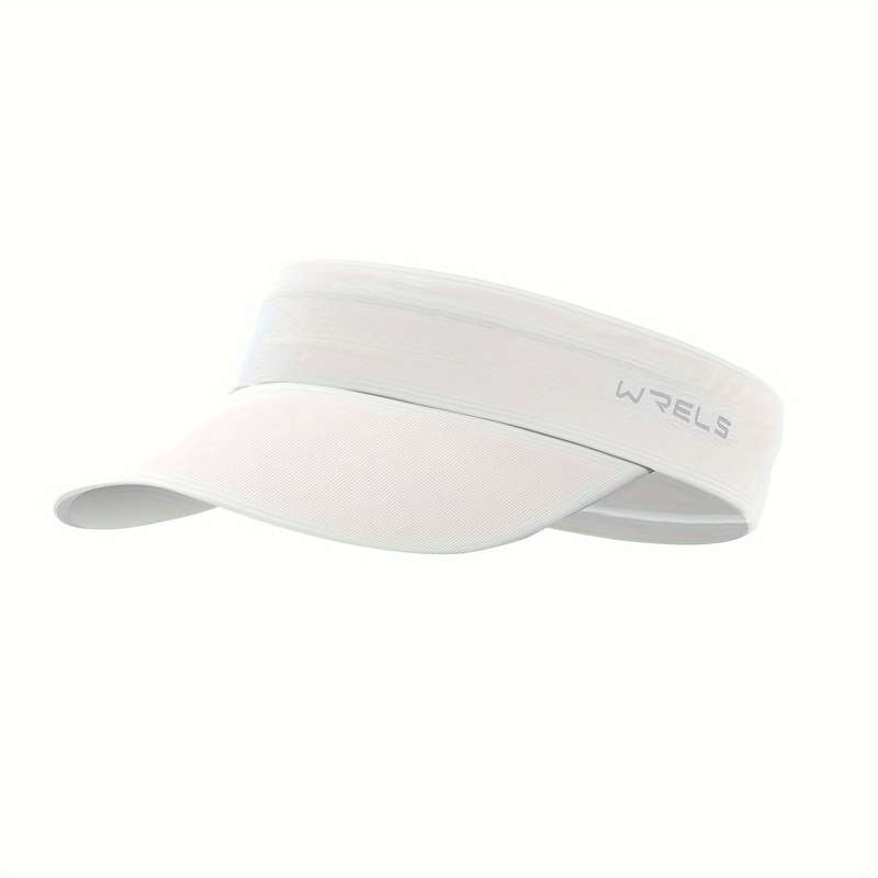1pc WRELS Adjustable Sports Visor Hat Breathable Lightweight Perfect for Table Tennis Marath