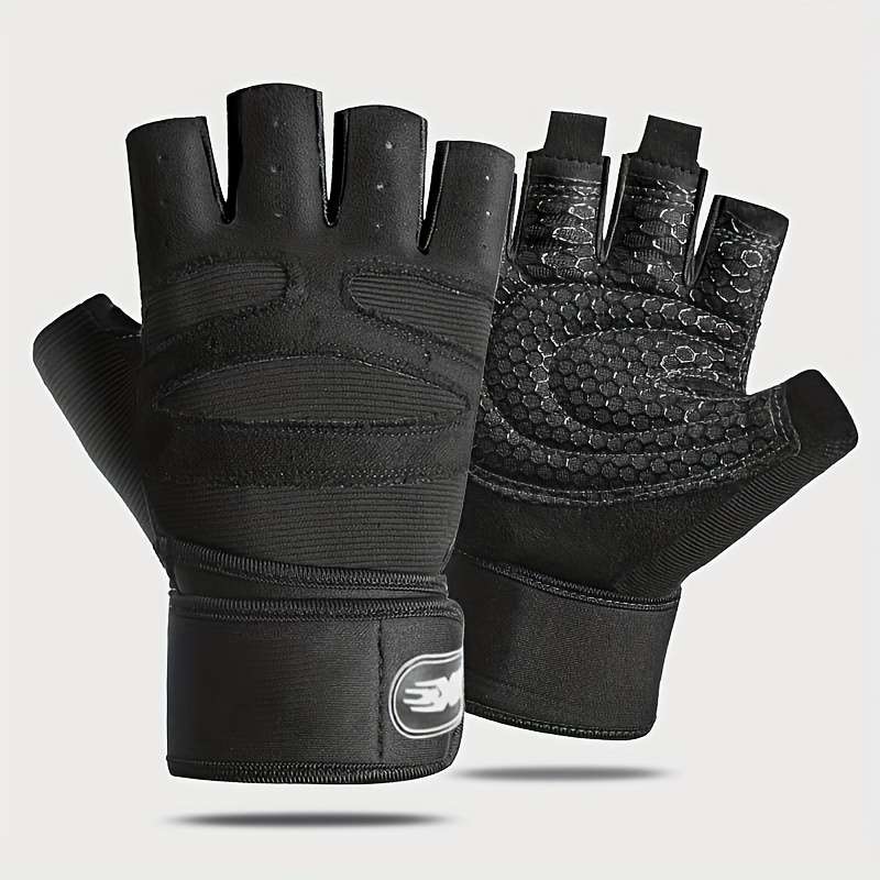 1 Pair Black Size XL Outdoor Sports Gloves