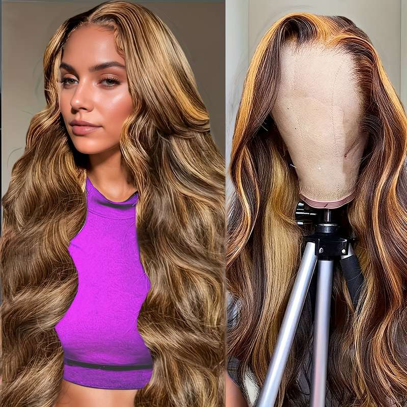 1Pc Golden 66.04cm Fashion Design Wig