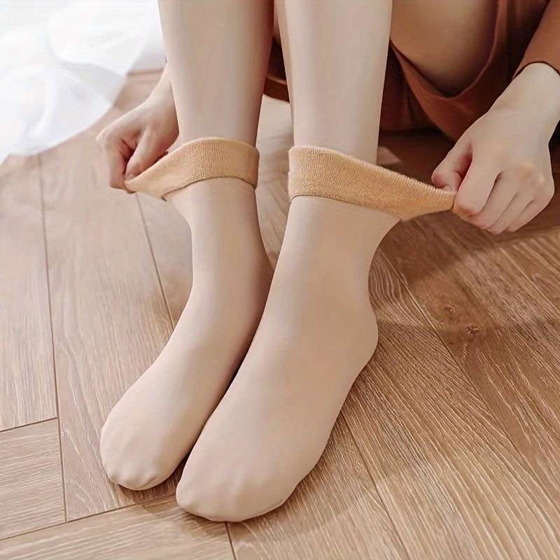 Sock Light Beige 1 Pair  One Size