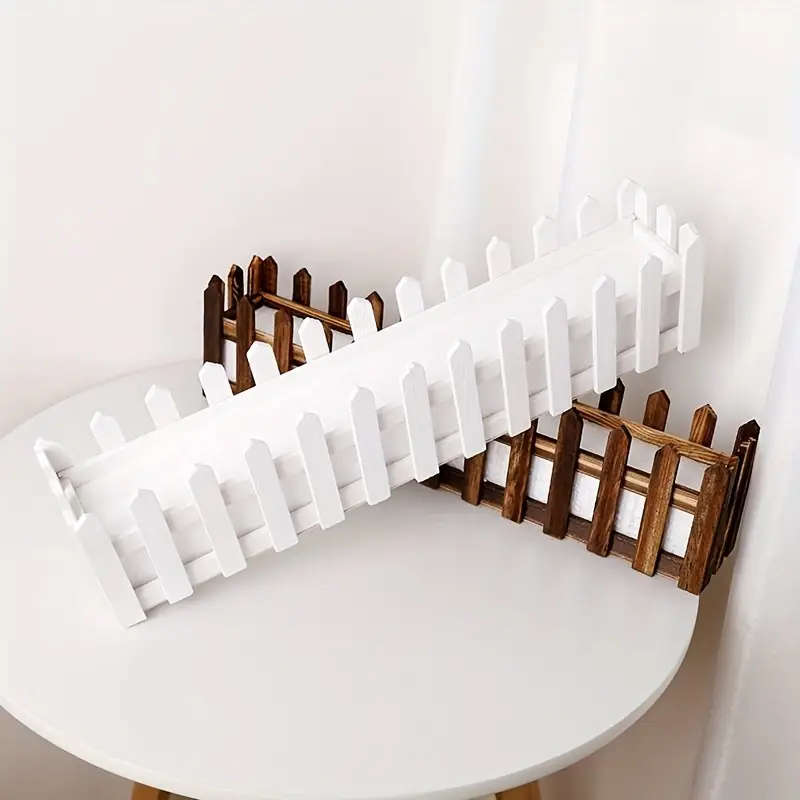1pc Artificial Flower Plastic Fence Planter