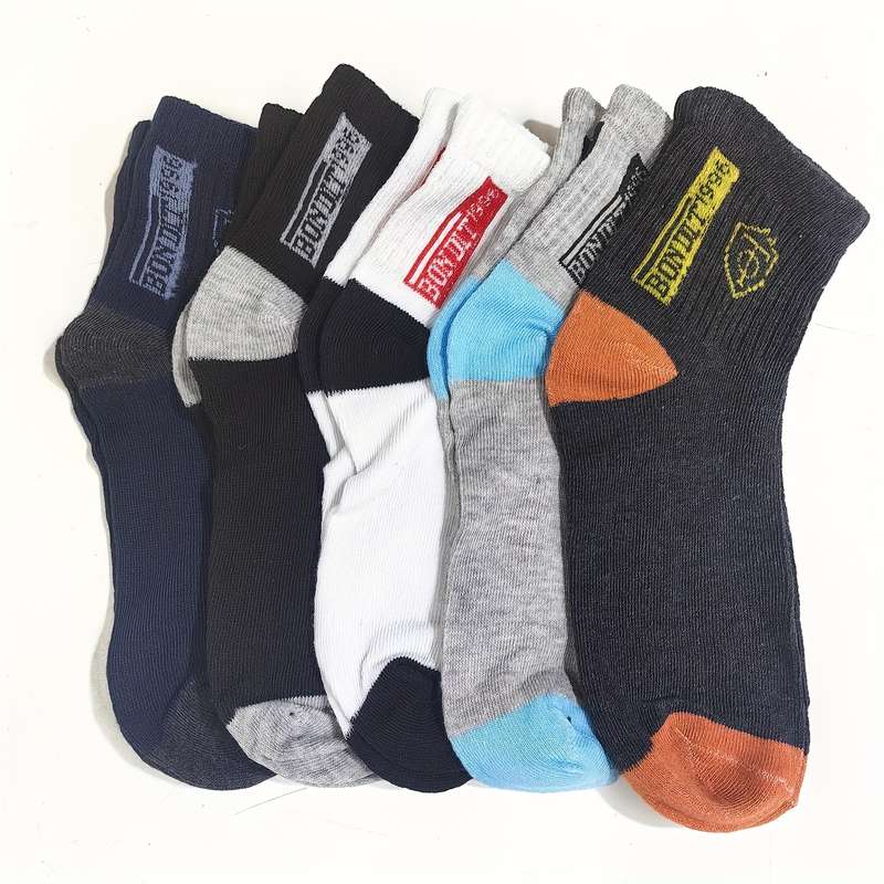 Sock 5 Pairs Of Mixed Colors  One Size
