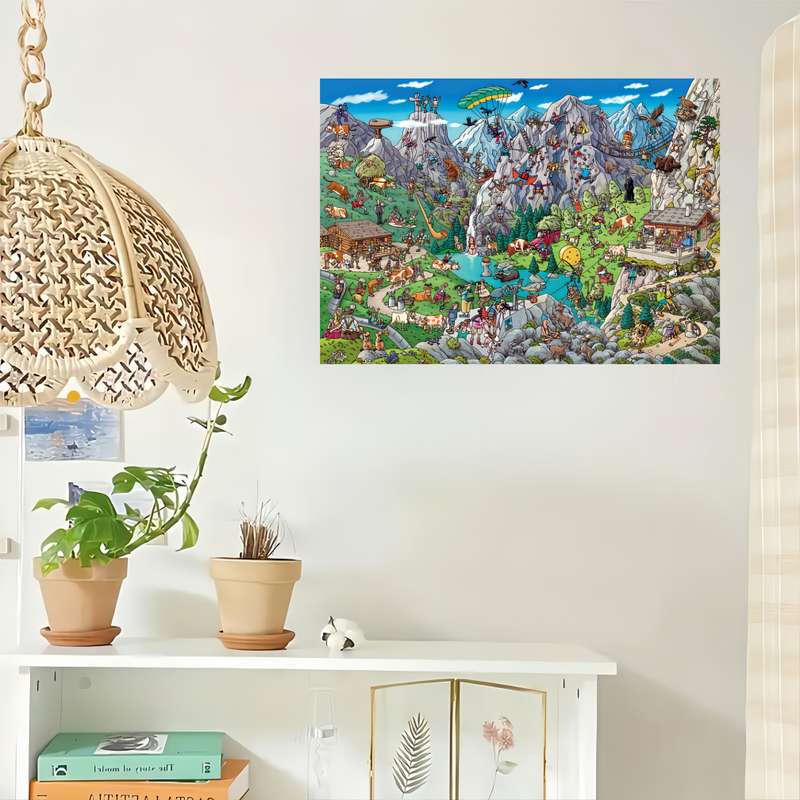 1000 Piece Paper Jigsaw Puzzle For Adults