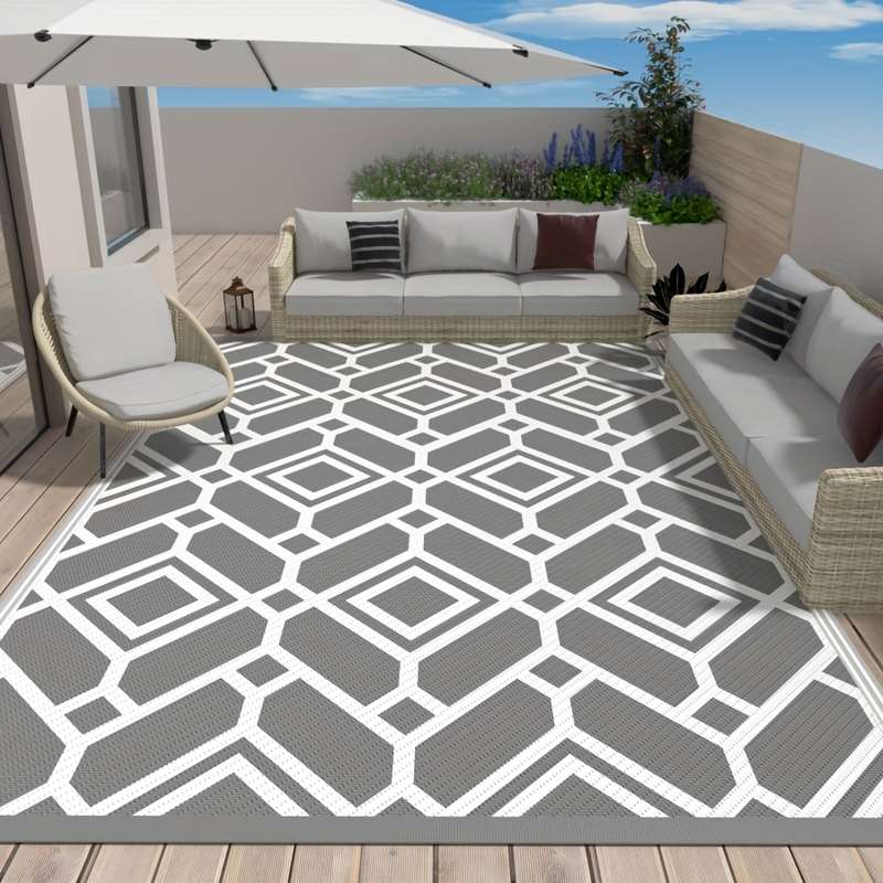 1Pc Grey 6X9FT 182x274cm Floor Mat