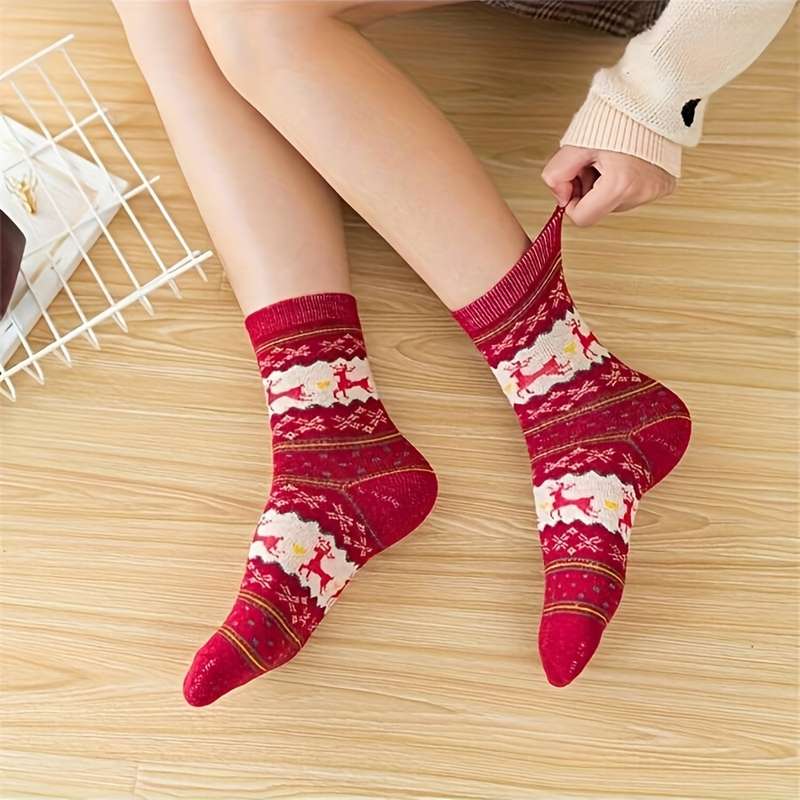 5 Pairs Multicolor High Elastic Socks