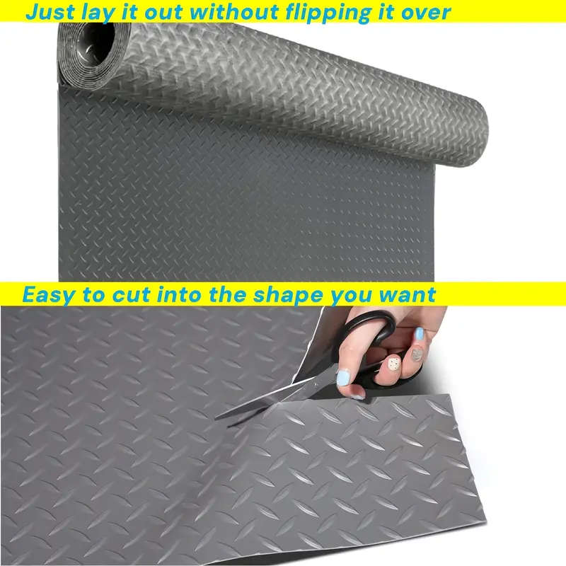 Heavy Duty 1.5mm Thick Grey Garage Floor Mat