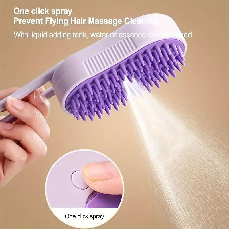 1pc Purple Pet Comb