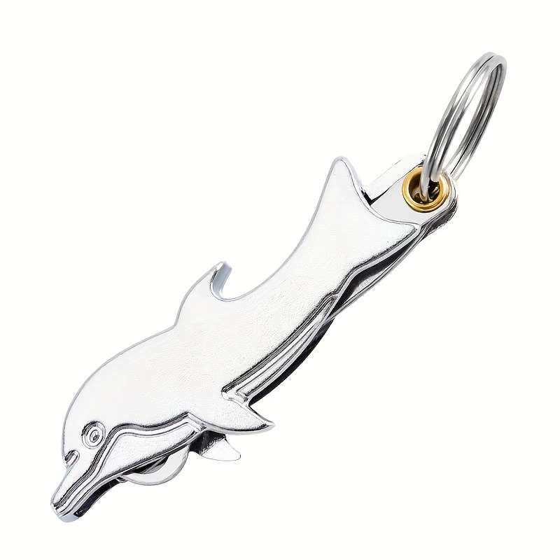 1pc Stainless Steel 3-in-1 Folding Tool Portable Toothpick Bottle Opener Keyhole