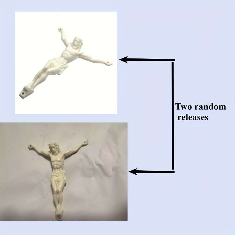 1 Piece White Jesus Theme Pendant