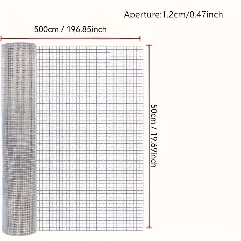 1pc Silvery Wire Mesh size 50*1500cmPet Cage