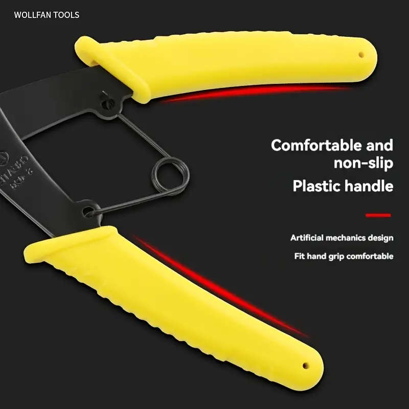 1pc 2in1 Snap Ring Pliers Dual-Purpose Multi-Functional Metal Tool for Indoor Outdoor Use
