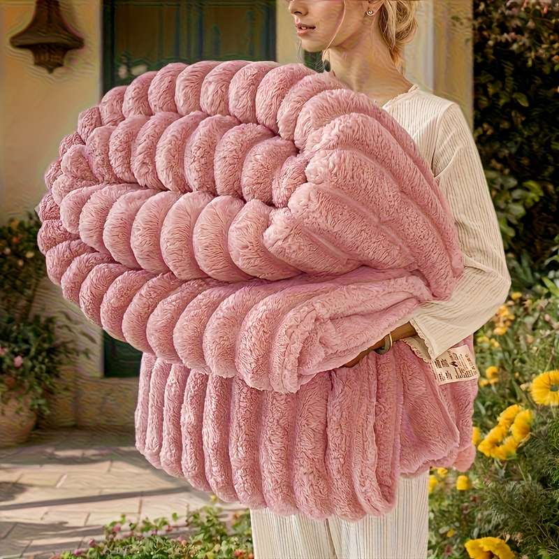 1ps Blanket Color Pink size 100x150