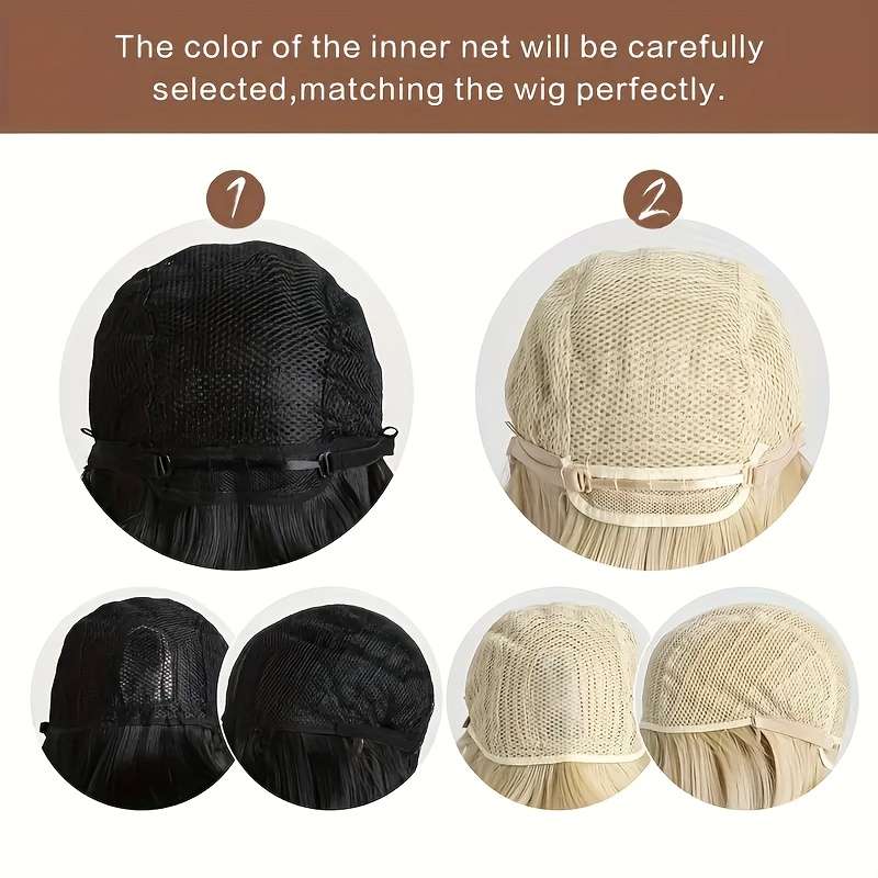 1Pc Mixed Color 20.32cm Fashion Design Wig
