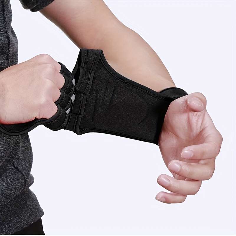 1 Pair Black Size L Outdoor Sports Gloves