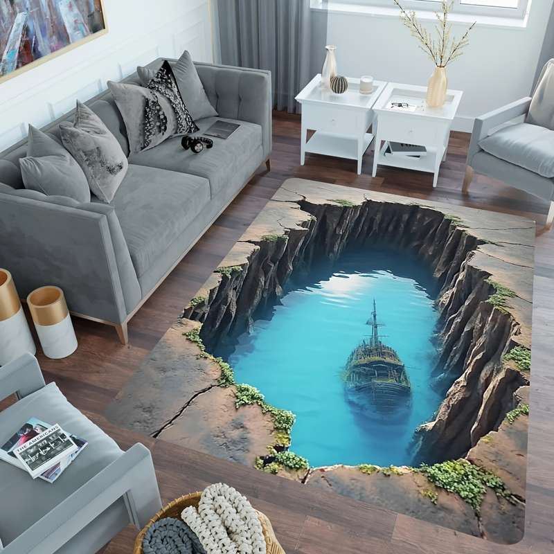 1Pc 19.6x31.4inch 50x80cm Floor Mat