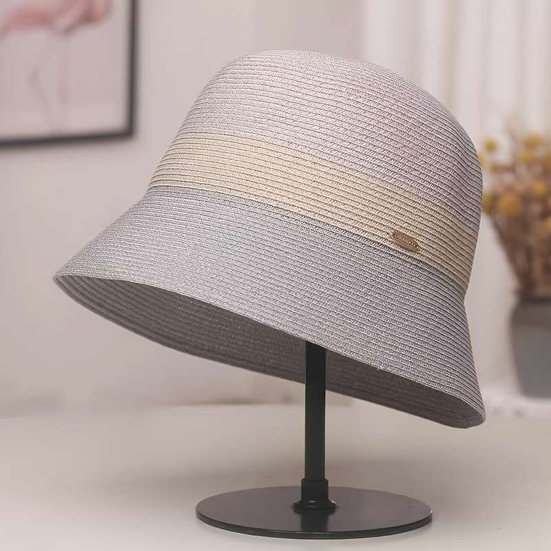 1pc Pack of 1 fashionable three-color collapsible peaked hat breathable fisherman's cap for summer
