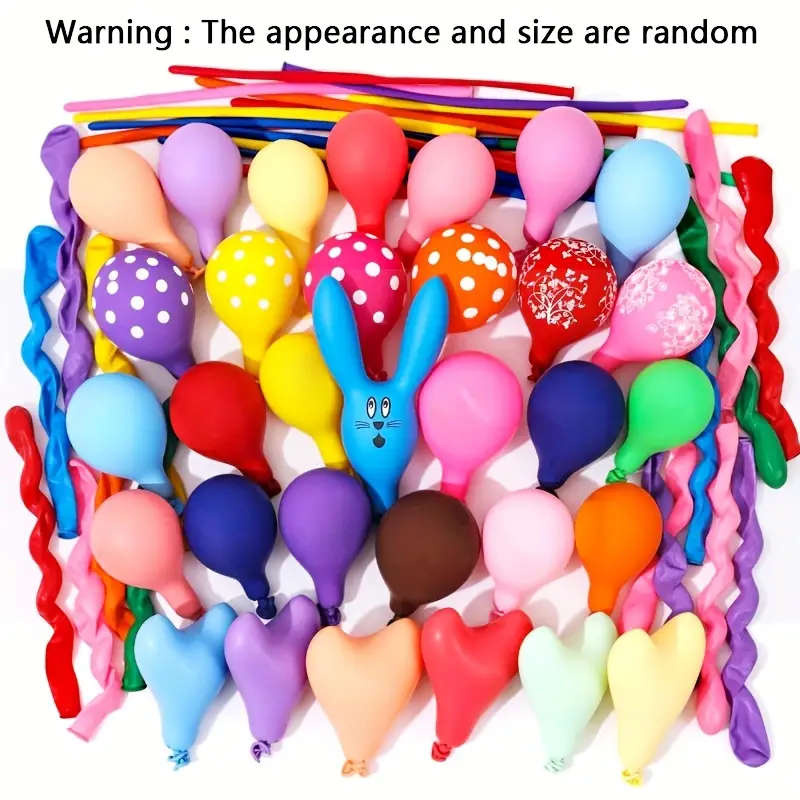 52 Mixed Color Balloons