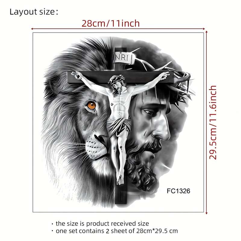 10pcs  Jesus Christian Themed Stickers