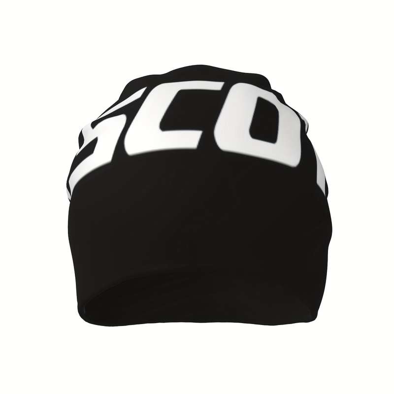 1pc Scott Beanie Hat Soft Polyester Blend Non-Woven Funky Style Stretchable Thin Bonnet for