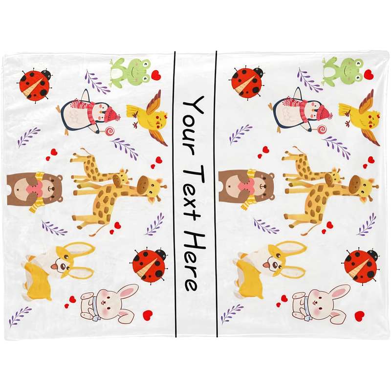 1ps Blanket Color White size 180x200cm