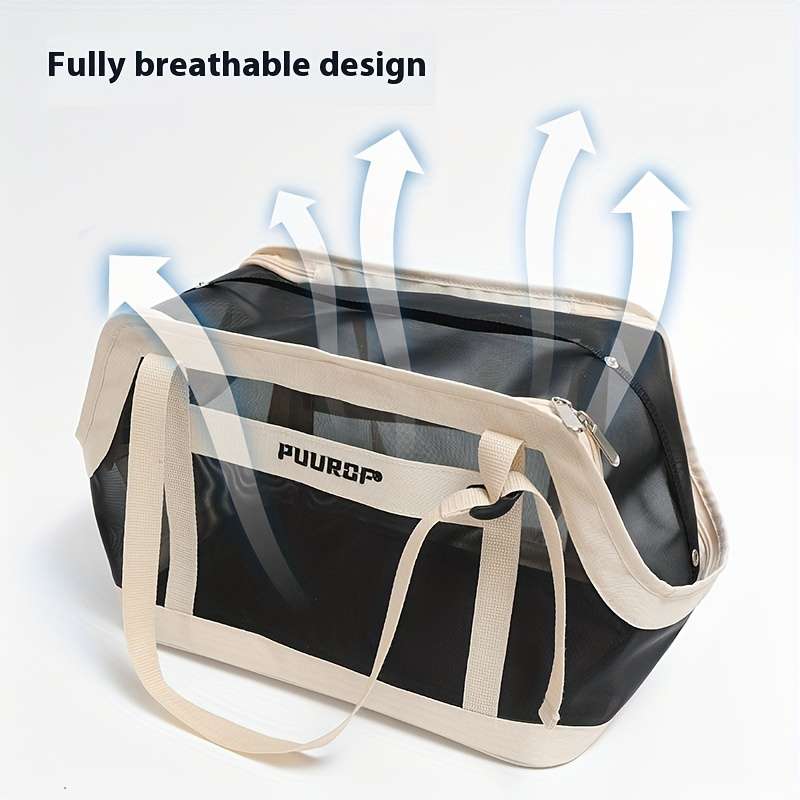 1pc Rice White Pet Bag