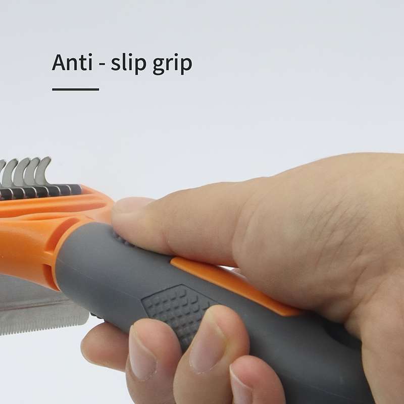 1pc Purple Medium Pet Comb