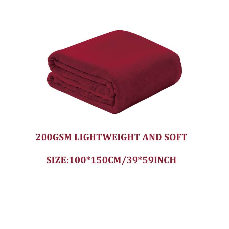 1ps Blanket Color Royal Blue size 90x100cm