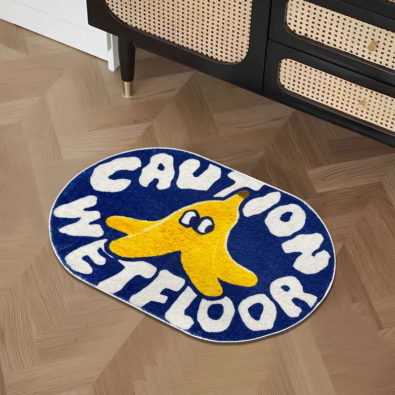 1Pc Blue 15.75x23.62inch 40x60cm Floor Mat