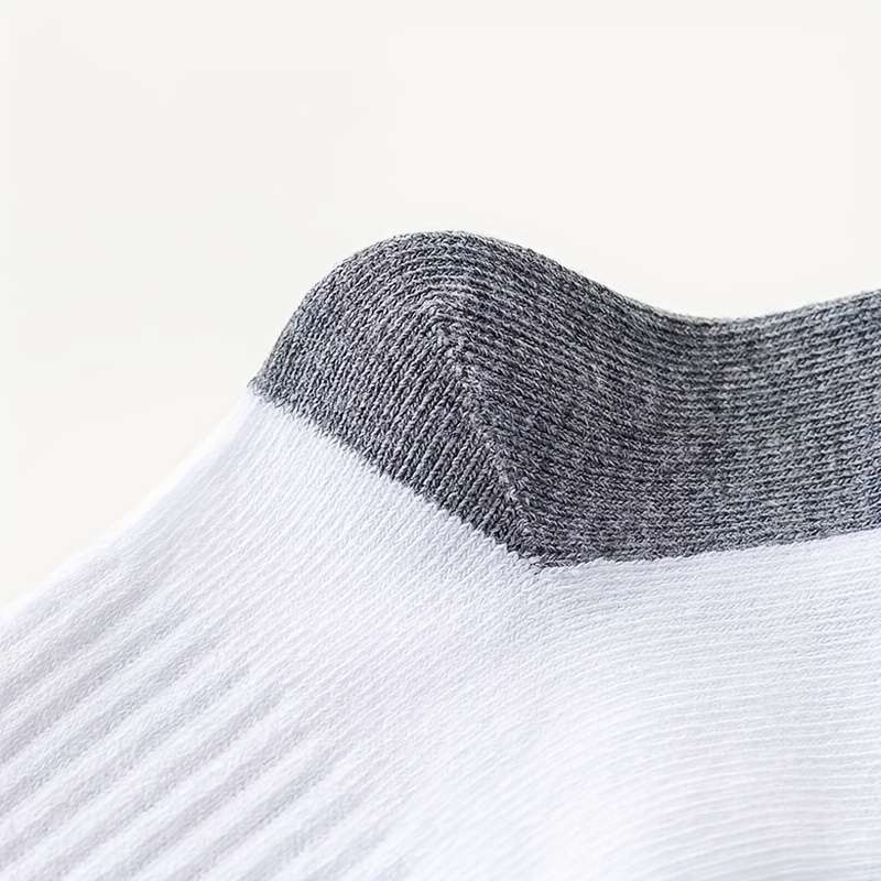 5 Pairs In Grayish White One Size High Elastic Socks