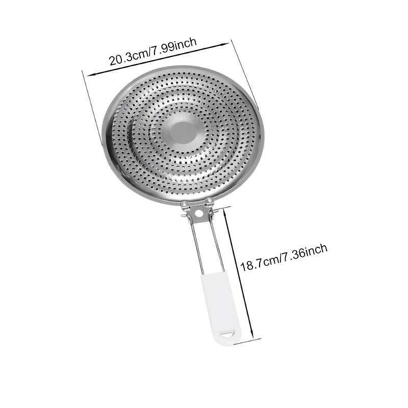 1pc Durable Stainless Steel Pot Holder Stand Double-Layer Thermal Conductive Kitchen Storage