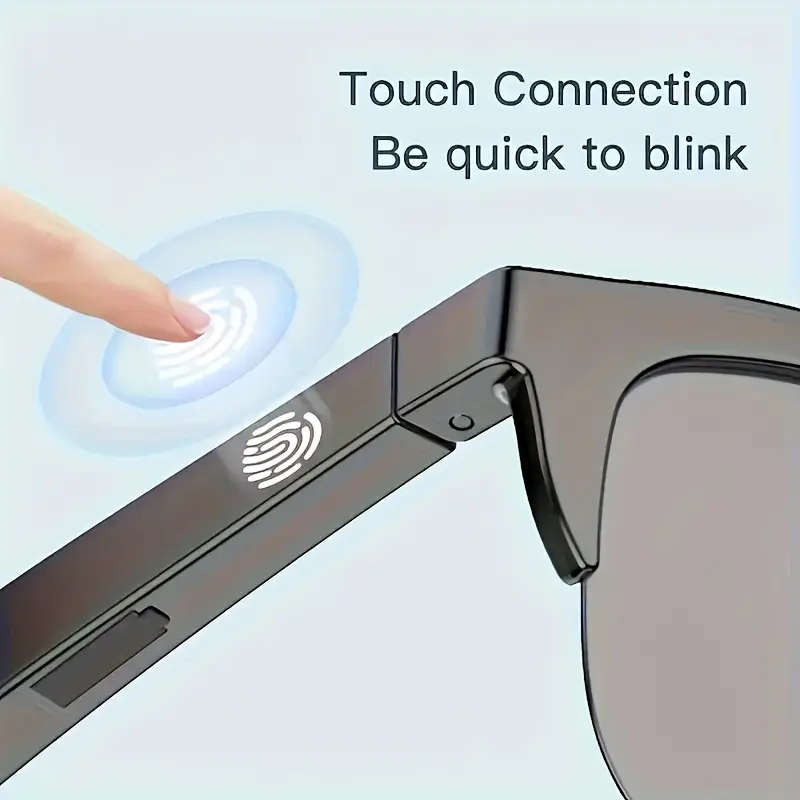 Smart Glasses with Wireless Earbuds