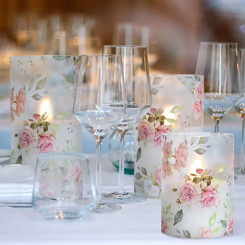 3 Piece Flameless Electronic Candle Set