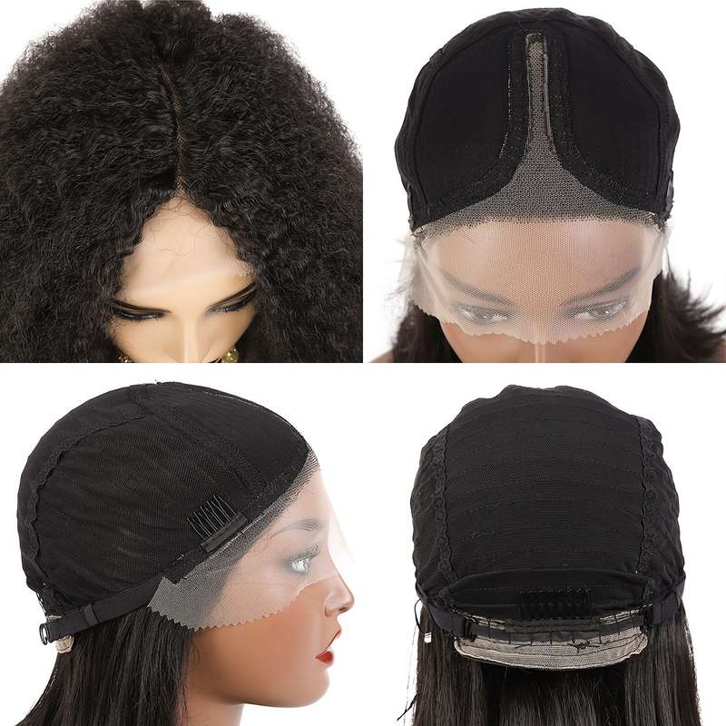 1Pc Black 55.88cm Fashion Design Wig