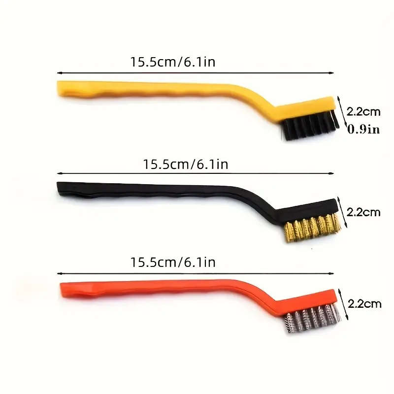 5pcs Kitchen Cleaning Tool Set Manual Multi-Surface Brushes and Scrapers for Gas Stove Range Hood Gr